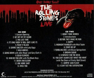 The Rolling Stones One More Shot 50 & COUNTING New Jersey December 15 2012 2 CD