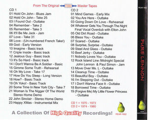 John Lennon Pure Lennon 1970-1980 CD 2 Discs 42 Tracks Rock Pops Music Japan F/S