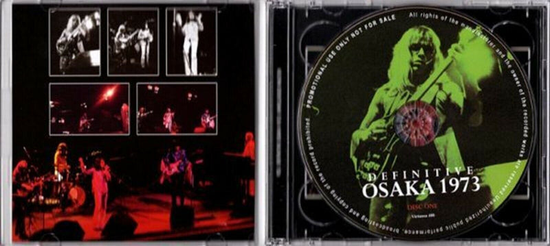 Yes / Definitive Osaka 12th March 1973 Unreleased Master 2CD factory silver pressed discs