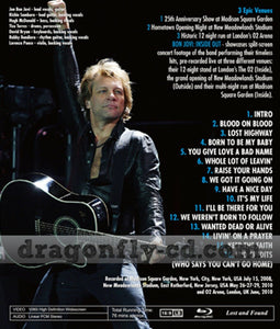 Bon Jovi Inside Out Blu-ray 1 Disc 16 Tracks 2008 2010 BDR