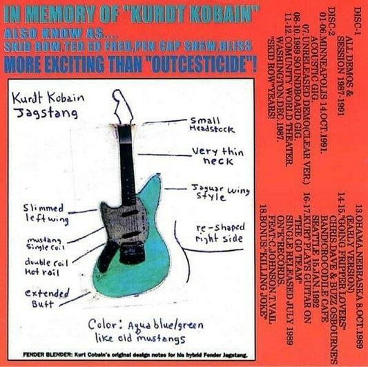 Nirvana In Memory Of Kurdt Kobain 2CD 38 Tracks