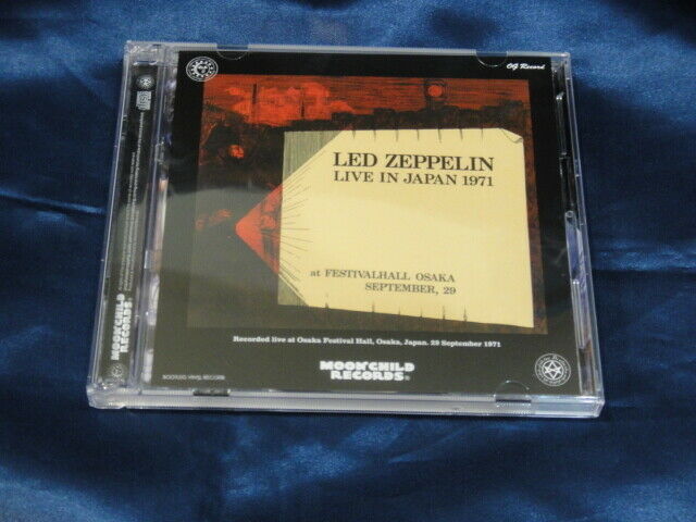 Led Zeppelin Live In Japan 1971 OG Record CD 2 Discs 10 Tracks