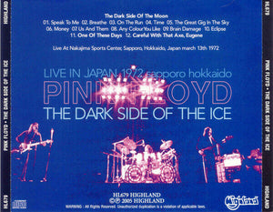 Pink Floyd The Dark Side Of The Ice 1972 Sapporo CD 2 Discs 12 Tracks Music Rock