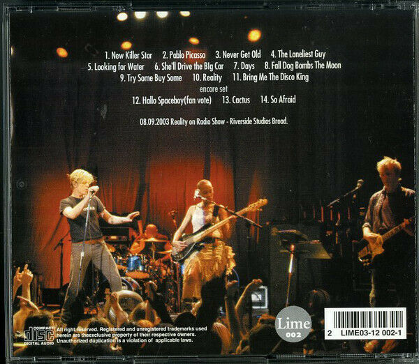 David Bowie Deep Reality 2003 Radio Show 1CD