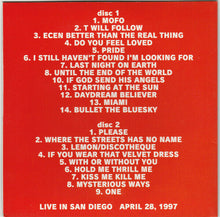 Load image into Gallery viewer, U2 San Diego 1997 April 28th CD 2 Discs 22 Tracks Amsterdam ?Music Rock Pops
