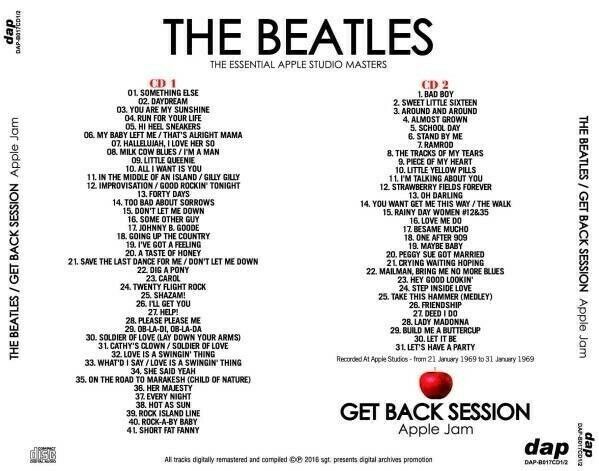 The Beatles Get Back Session 2017 Apple Jam Digital Archives CD 2 Discs Set F/S
