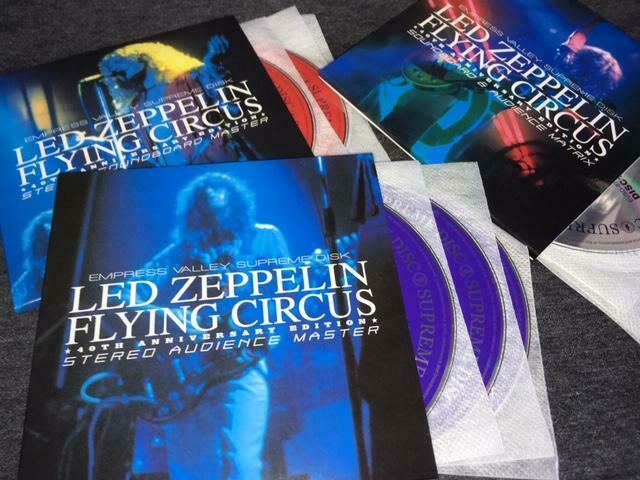 Led Zeppelin Flying Circus 1975 CD 9 Discs Empress Valley Box set