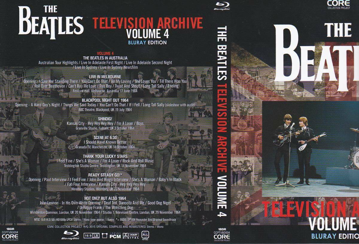 The Beatles Television Archive Vol 1-6 Complete Blu-ray 6 BDR Set