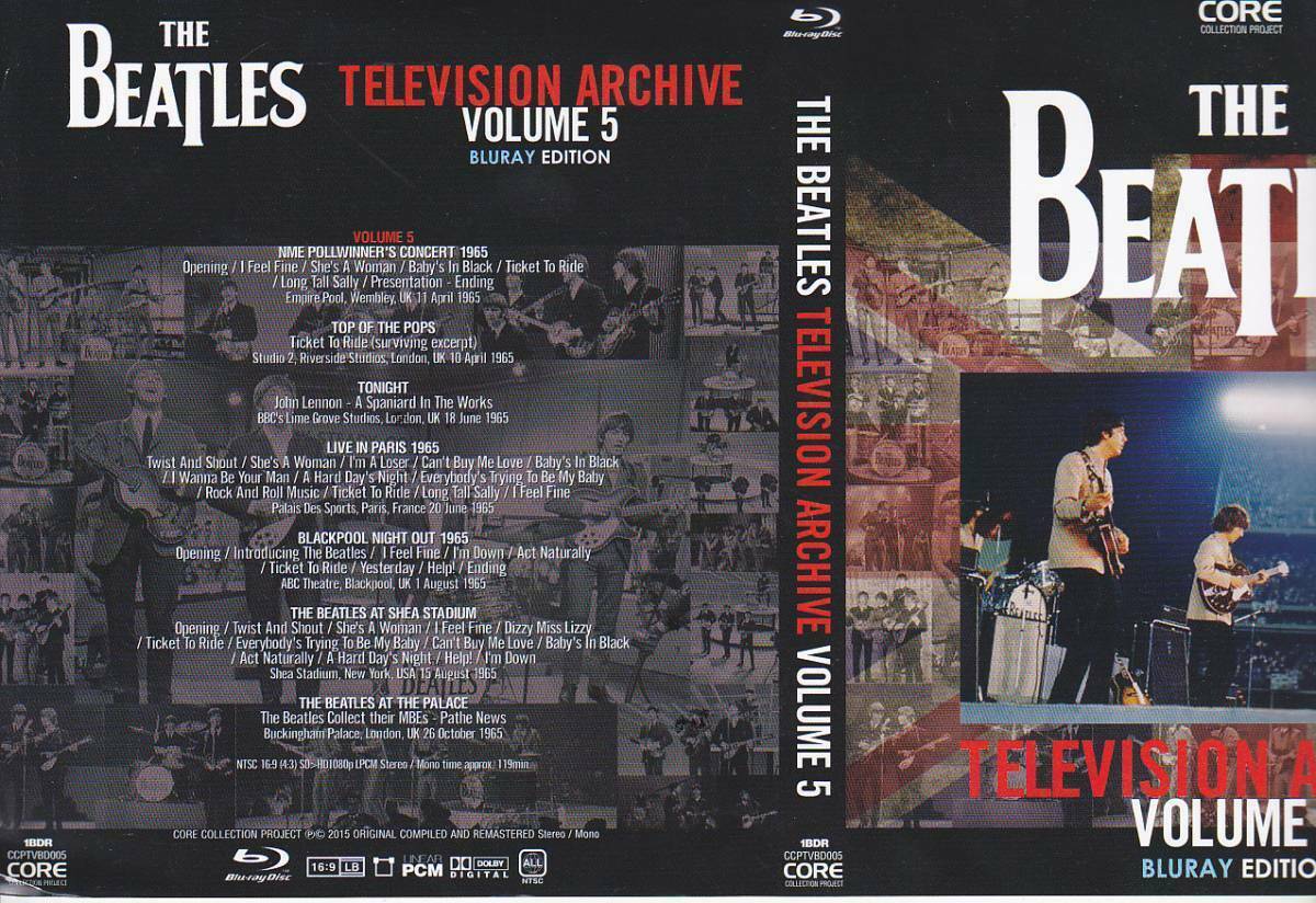 The Beatles Television Archive Vol 1-6 Complete Blu-ray 6 BDR Set