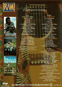 Paul & Linda McCartney RAM Alternate Archive Collection 2CD 1DVD Set Music Rock