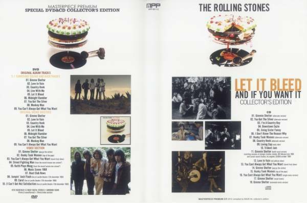 The Rolling Stones Let It Bleed And If You Want It 1CD 1DVD Set