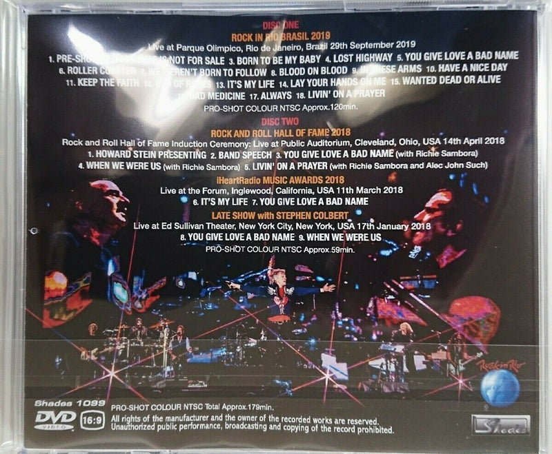 Bon Jovi / Rock In Rio Brasil 2019 2DVDR
