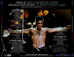 Prince And The Revolution Le Zenith Paris 1986 Rotterdam & Hamburg 1986 2CD 1DVD