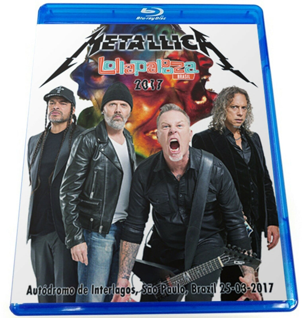 Metallica Lollapalooza Brasil 2017 Blu-ray 1 Disc 24 Tracks Music Heavy Metal