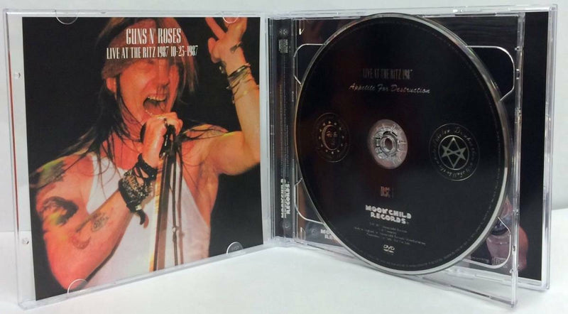 Guns N' Roses Live At The Ritz 1987 1CD 1DVD 2 Discs Set Soundboard Moonchild