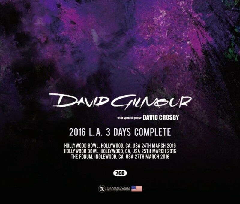 David Gilmour 2016 L.A. 3days Complete Limited Edition 7 CD