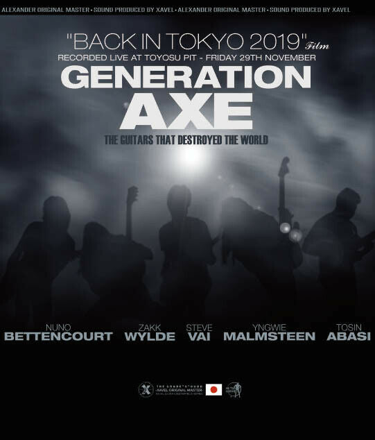 GENERATION AXE Back in Tokyo 2019 Film 2BD+2DVD IEM Matrix XAVEL Original F/S