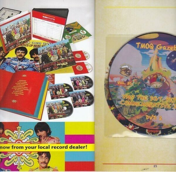The Beatles 1976 The SGT. Pepper Commemorative Issue TMOQ Gazette 2DVD Booklet