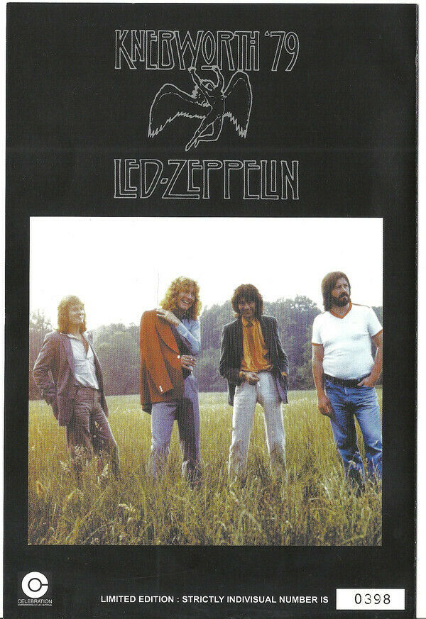 Led Zeppelin Knebworth 1979 Final Cut Definitive Edition DVD 2 Discs 25 Tracks