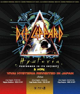 Def Leppard Viva! Hysteria Revisited In Japan Film Blu-ray 3 Discs Case Set