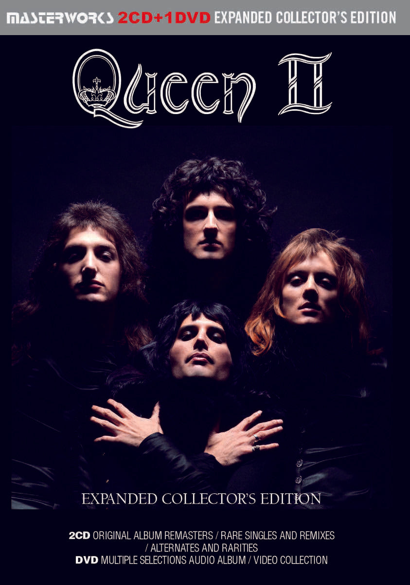 Queen II Expanded Collector's Edition New Remasters 2CD 1DVD Set