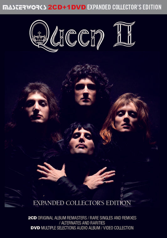 Queen II Expanded Collector's Edition New Remasters 2CD 1DVD Set
