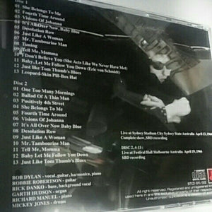 Bob Dylan The Shifts And Changes 1966 Sydney Stadium CD 2 Discs 26 Tracks Music