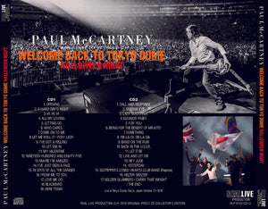 Paul McCartney Welcome Back To Tokyo Dome Halloween Night 2018 CD 2 Discs