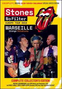 The Rolling Stones No Filter Europe Tour 2018 Marseille Orange 2CD 1DVD 1Blu-ray