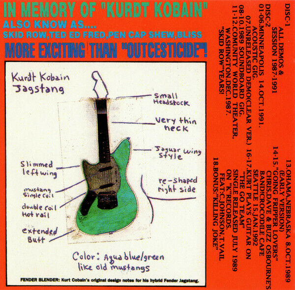 Nirvana In Memory Of Kurdt Kobain 2CD 38 Tracks