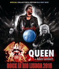 Load image into Gallery viewer, Queen Adam Lambert Rock In Rio Lisboa 2016 Blu-ray 1 Disc 25 Tracks Music Rock
