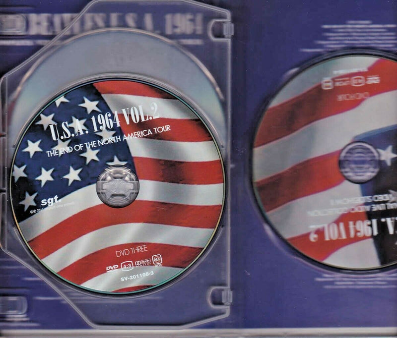 The Beatles USA 1964 Vol. 1 & 2 Set San Francisco Hollywood New York DVD 8 Discs