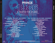 Load image into Gallery viewer, PRINCE 1986 A Year In The Studio First Season Second Season 4CD Set
