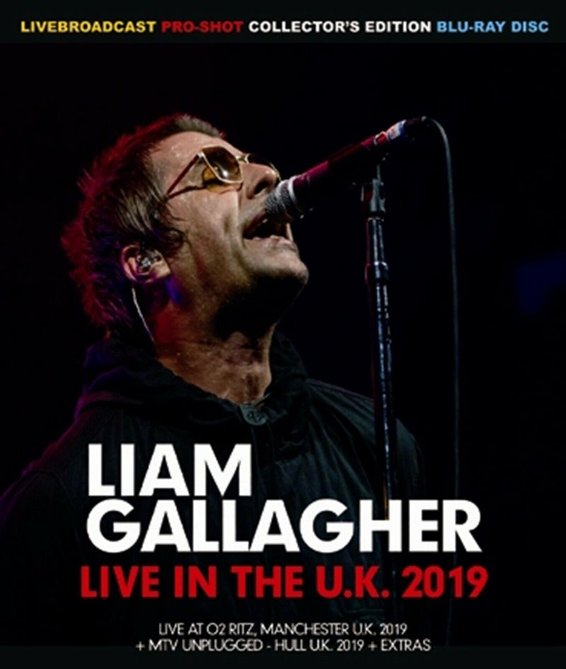 Liam Gallagher Live In The U.K. 2019 Blu-ray 1BDR Pro-shot