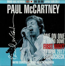 Load image into Gallery viewer, Paul McCartney One On One Tokyo Dome April 27th 2017 Sound Check CD F/S
