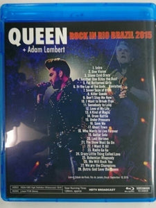 Queen Adam Lambert Rock In Rio Blazil 2015 Blu-ray 1 Disc 28 Tracks Rock Music