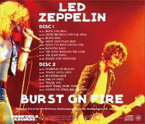 Led Zeppelin Burst On Fire Winston Remaster CD 2 Discs Set Hard Rock Music F/S