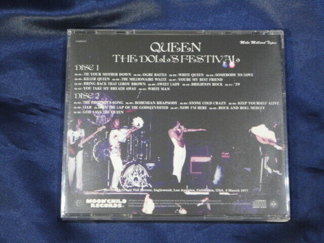Queen The Doll's Festival 1977 Mike Millard Tapes CD 2 Discs 22 Tracks Moonchild