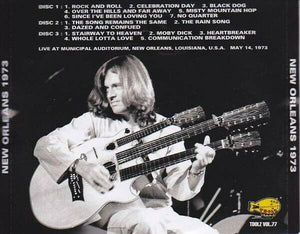 Led Zeppelin New Orleans 1973 Tdolz 77 Louisiana CD 3 Discs 15 Tracks Hard Rock