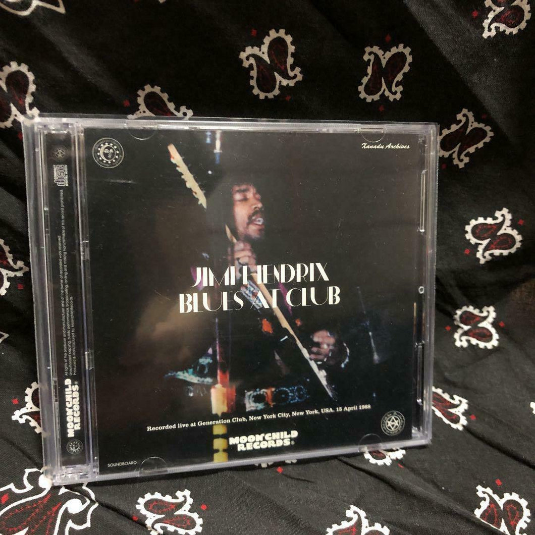 Jimi Hendrix Blues At Club 1968 New York CD 2 Discs 9 Tracks Moonchild Records