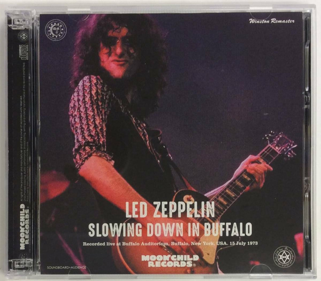 Led Zeppelin Slowing Down In Buffalo 1973 Winston Remasters CD 3 Discs Case Set