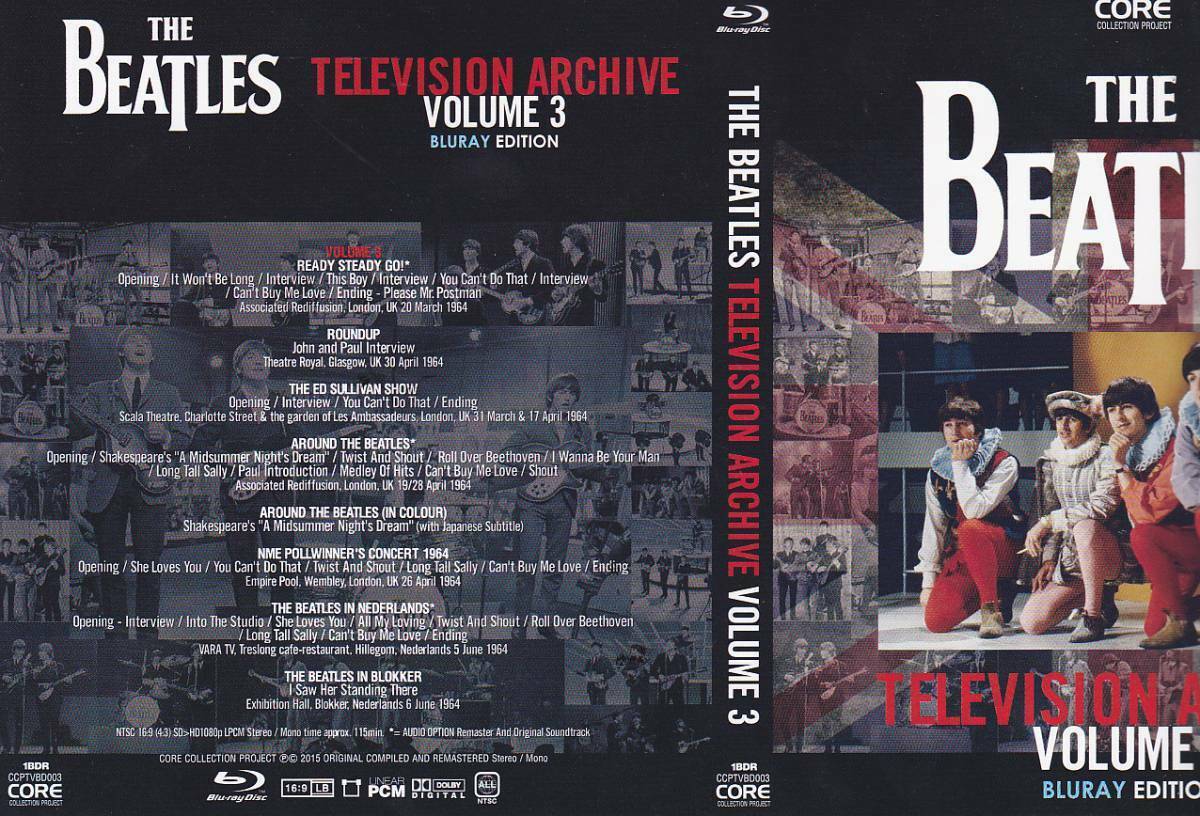 The Beatles Television Archive Vol 1-6 Complete Blu-ray 6 BDR Set