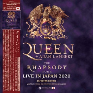 Queen The Rhapsody Tour 2020 Live In Tokyo #1 Definitive Edition 2CD 31 Tracks