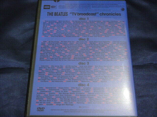 The Beatles TV Broadcast Chronicles DVD 4 Discs 230 Tracks GreenApple Music Rock