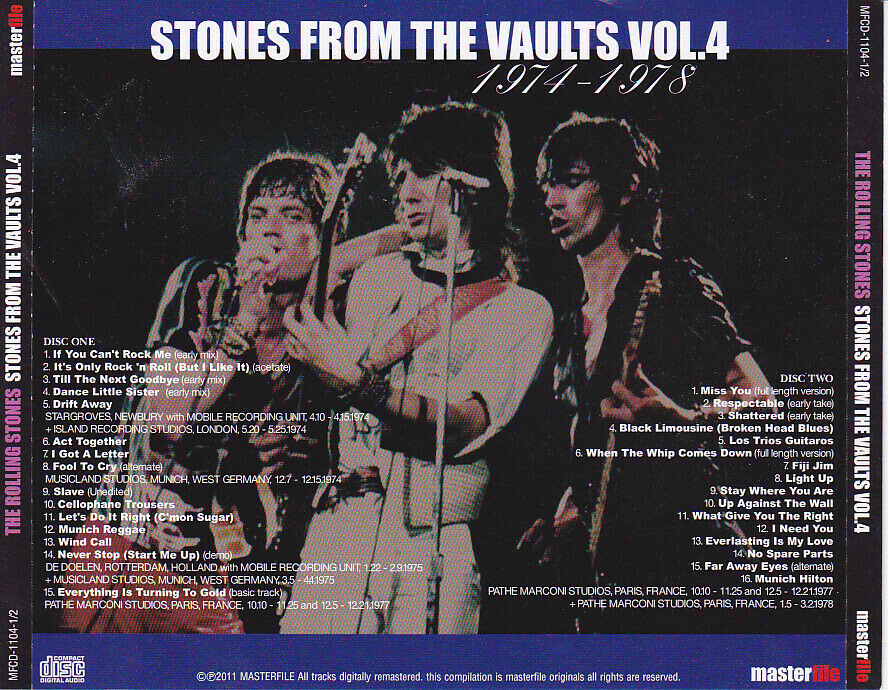 The Rolling Stones From The Vaults Vol.4 1974 - 1978 2CD
