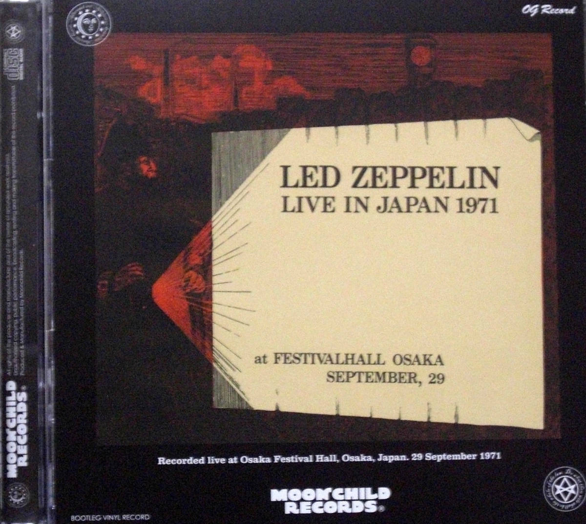 Led Zeppelin Live In Japan 1971 OG Record CD 2 Discs 10 Tracks