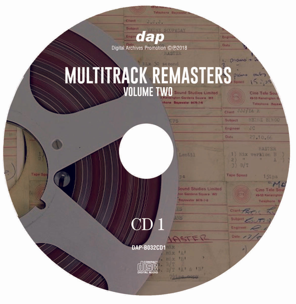 The Beatles Multitrack Remasters Vol 1 & 2 Digital Archives Promotion CD 4 Discs