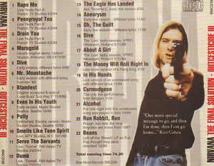 Nirvana The Final Solution Outcesticide III CD 1 Disc 23 Tracks Music Rock F/S