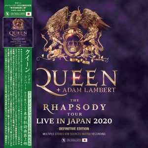 Queen The Rhapsody Tour 2020 Live In Tokyo #2 Definitive Edition 2CD 31 Tracks