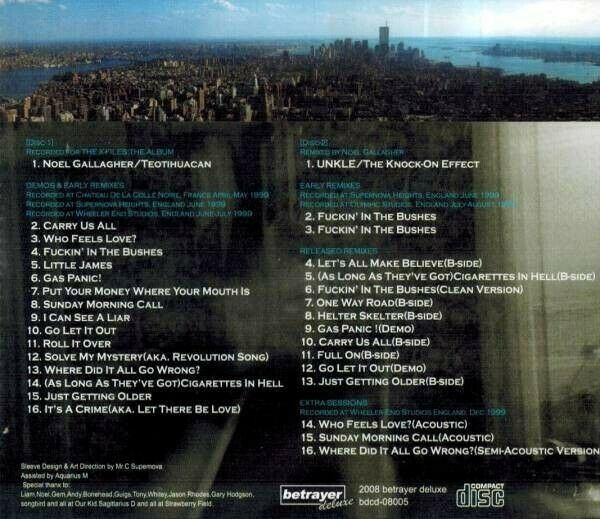 Oasis Standing On The Shoulder Of Giants Sessions 1999 2CD
